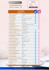 โปรแกรมตรวจสุขภาพ Comprehensive