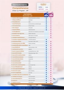 โปรแกรมตรวจสุขภาพ Comprehensive